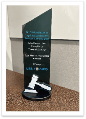 Axis Max Life’s Compliance team awarded as ‘Most Innovative.png