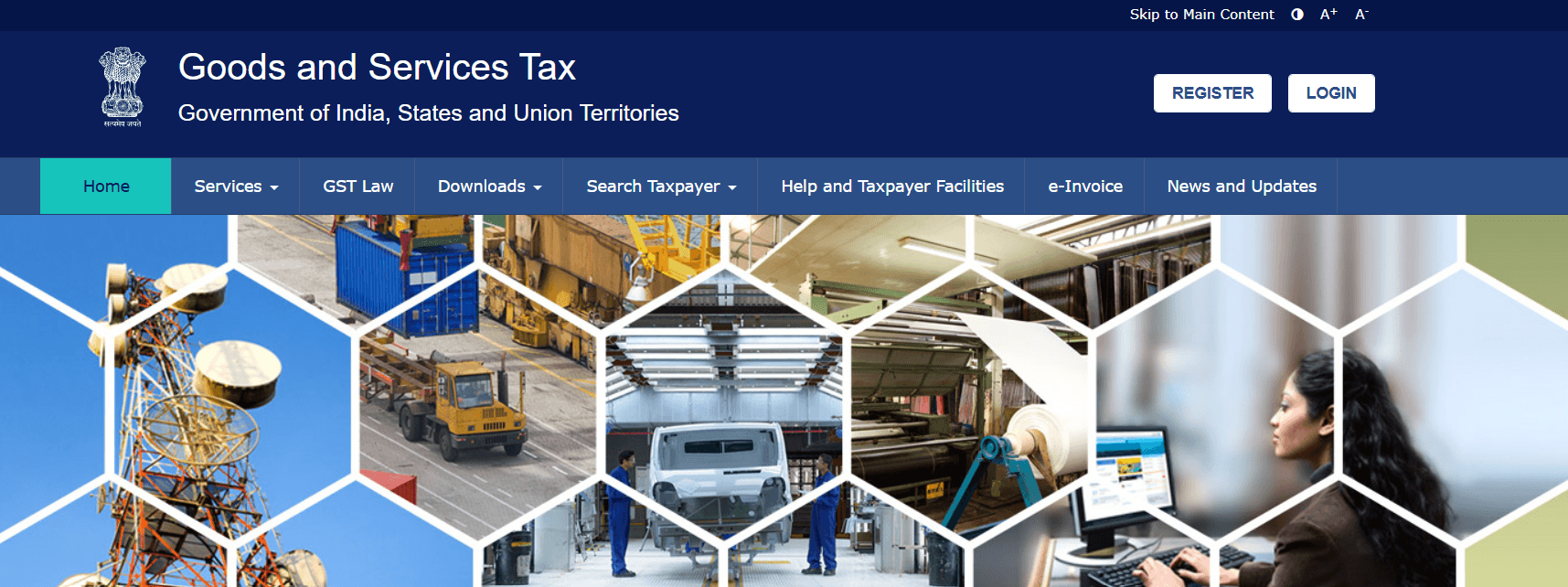 Log in to the official GST portal using the your credentials..png
=