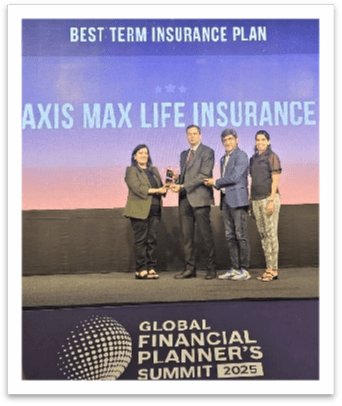 Won The Best Term Plan Award At Global Financial Planner’s Summit 2025.png