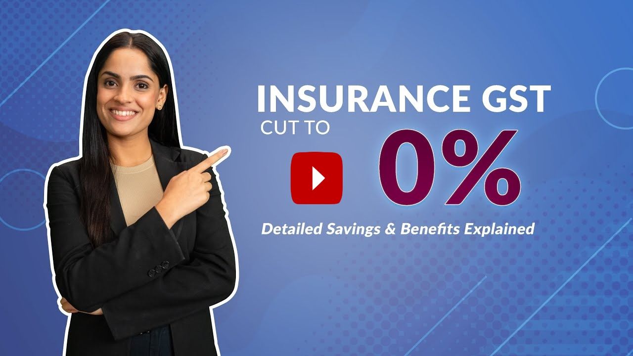 Zero GST on Health & Term Life Insurance Plans